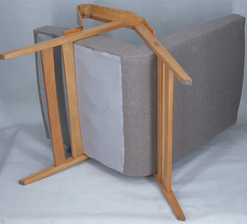 Paire de fauteuils 1950 club esay-chair restauree.